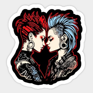 Love is punk Sticker